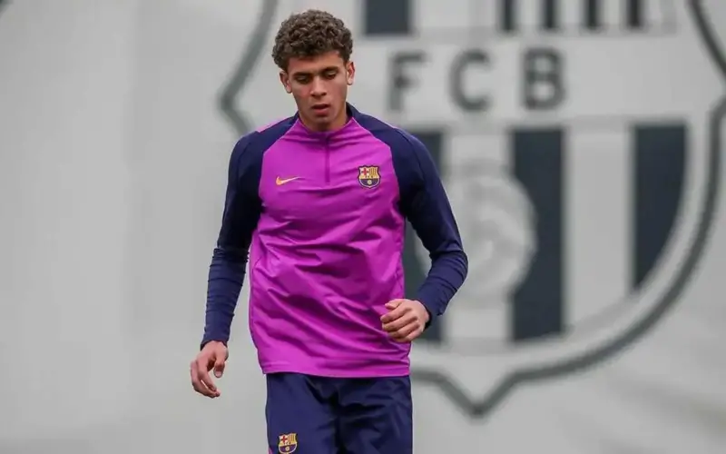 سبب غياب حمزة عبد الكريم عن شباب برشلونة أمام خيمناستيك في الدوري الإسباني